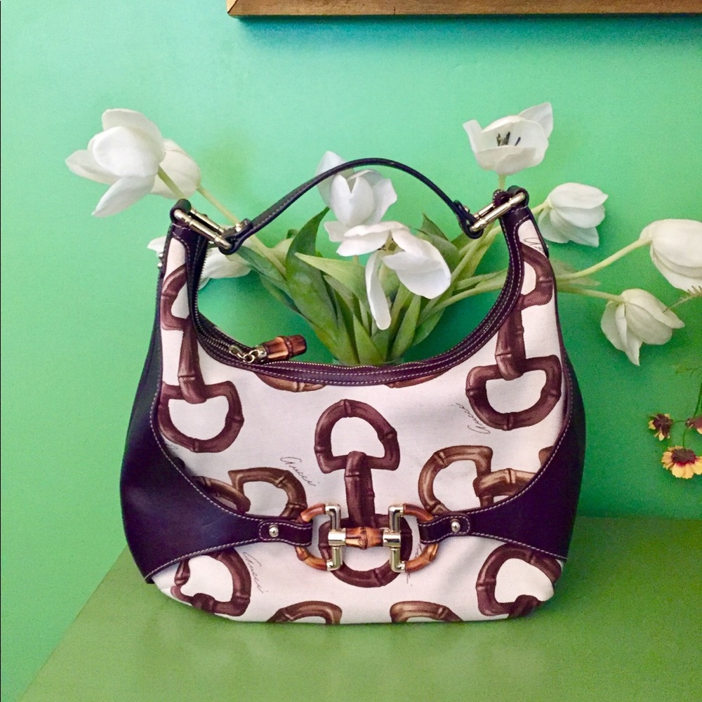 HOST PICK Gucci Amalfi hobo bag horsebit bamboo